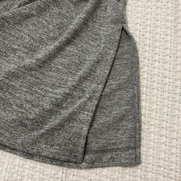 BANANA REPUBLIC long cardigan duster robe kimono style self tying belt grey lge - Picture 8 of 14